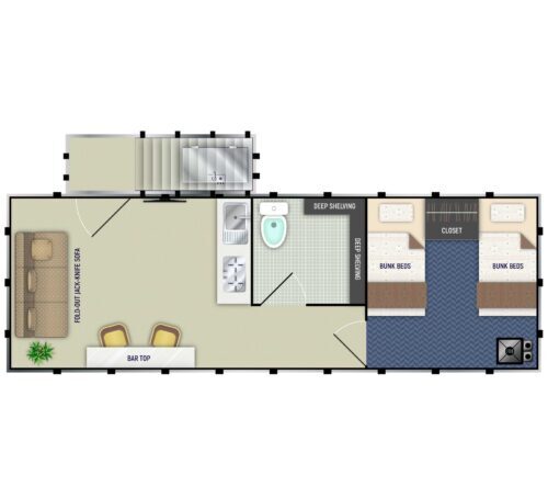 Original 10x30 Standard Bomb Shelter